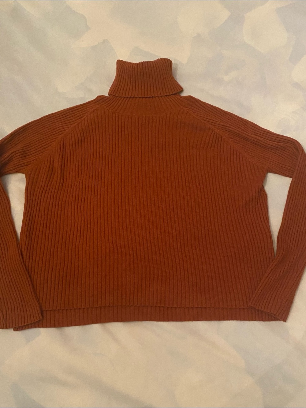 ✨Bundle : Buy 6 for $80

🍁Ribbed Soft Turtleneck Sweater in Autumn Rust